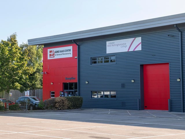 The college’s engineering centre, in Sutton-in-Ashfield, has been re-named the Gene Haas Centre for Advanced Manufacturing.