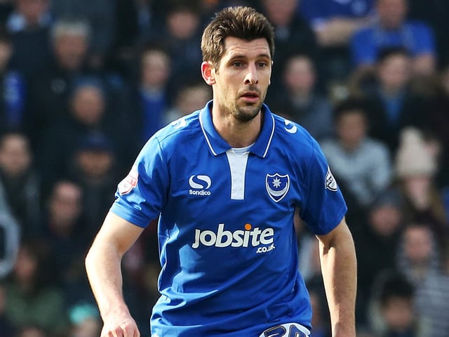 The midfielder returned to Fratton Park following his loan spell from Charlton. He scored seven goals in 94 appearances before leaving for Crewe in 2016. Hollands is now at Eastleigh along with being an under-14s coach at Pompey.