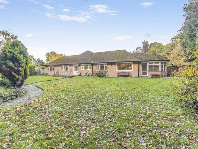 A substantial four double bedroom detached bungalow with considerable potential, occupying a large, private plot extending to half an acre in a most delightful setting bordering to Berry Hill Park in a highly sought after location on North Park.