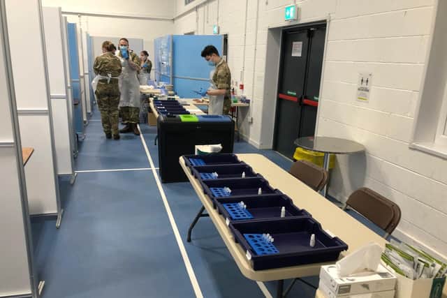 Volunteers visited Derbyshire covid test centres ahead of two sites opening up in Notts this month