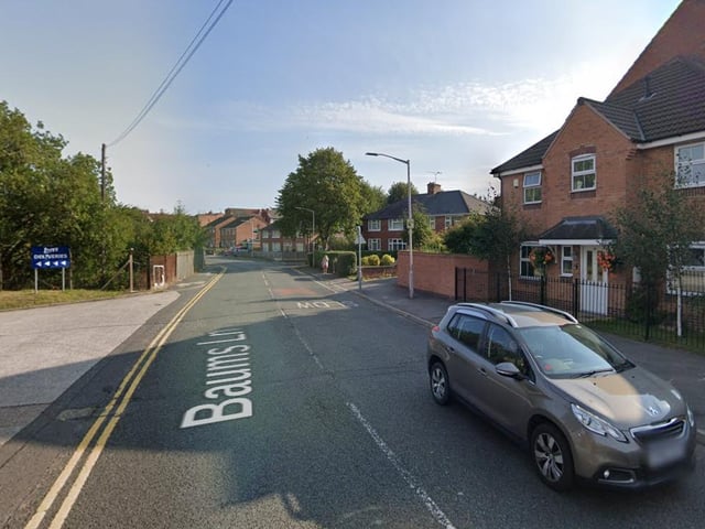 Baum's Lane in Mansfield East: nine offences