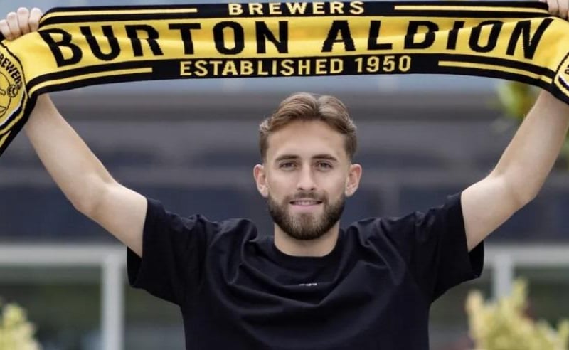 Burton Albion have signed striker Jack Cooper-Love from Swedish top-flight side Elfsborg on a three-year contract for an undisclosed fee.