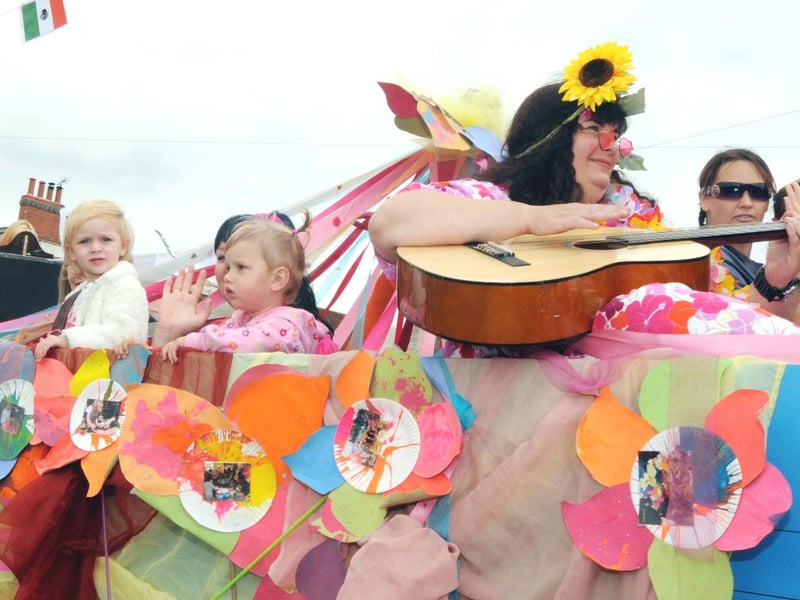 Warsop Carnival float. Recognise anyone?