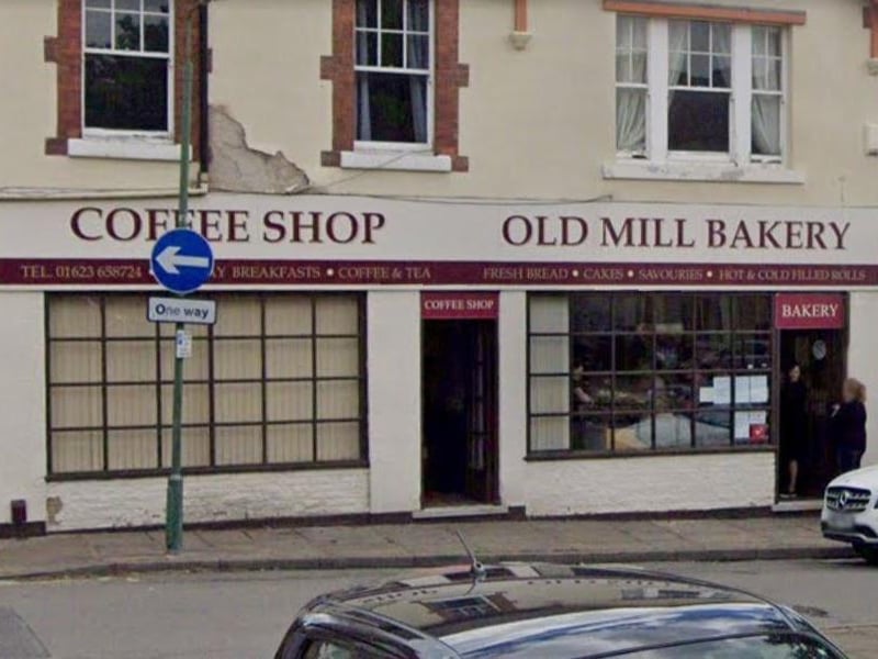 Old Mill Bakery, on Market Place, Mansfield Woodhouse, has a Google Reviews rating of 4.6