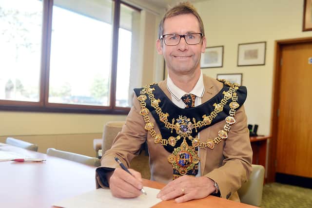 Mansfield mayor Andy Abrahams, who is asking for people to help fund support groups