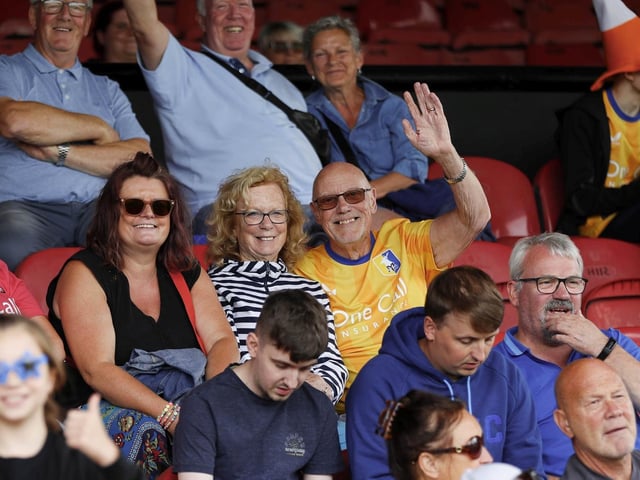 Mansfield Town secured a comfortable 1-0 win at Grimsby Town at the weekend.