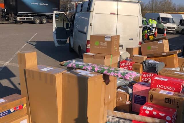 The self-employed drivers were stopped with full vans after having failed to obtain insurance.