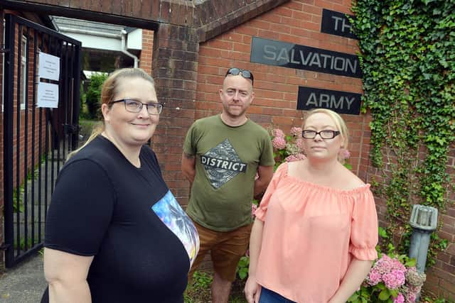 They are running a limited service from the Salvation Army hall in Bourne Street, Sutton.