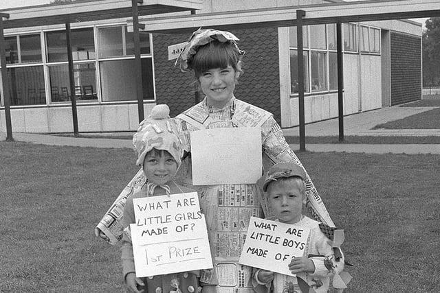 Warsop carnival prize winners in 1972.