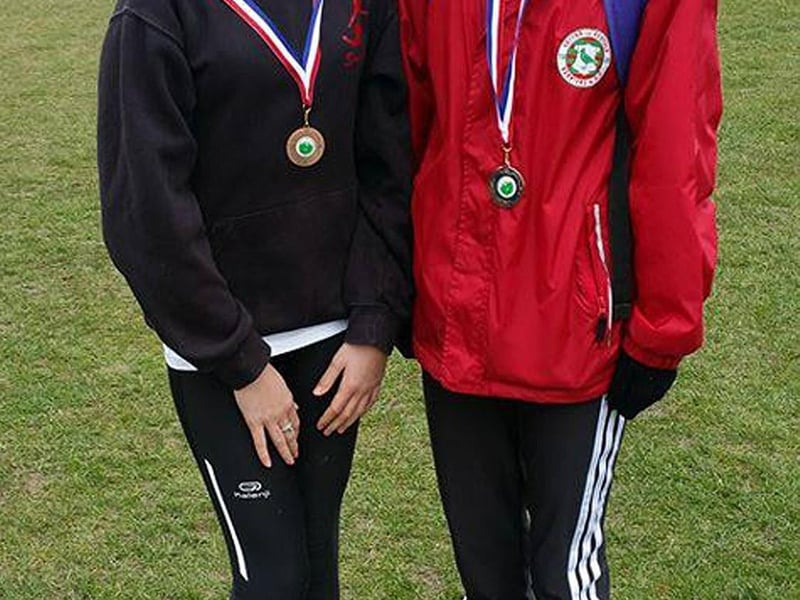 Two members of Sutton Harriers.