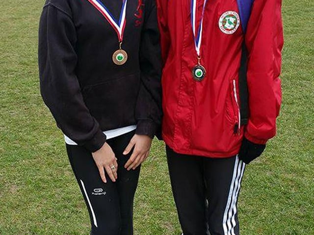 Two members of Sutton Harriers.