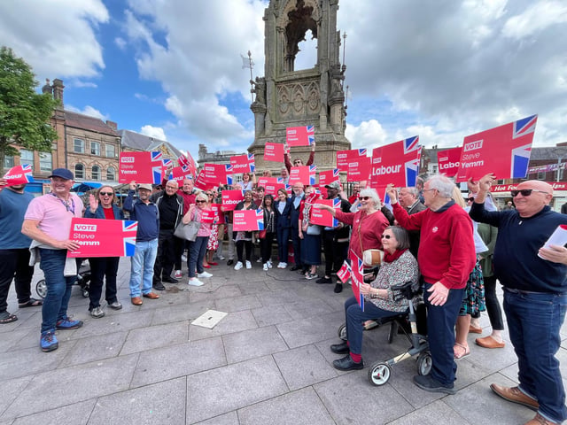 The launch was held in Mansfield town centre