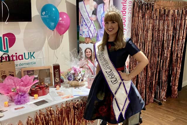 Amy Sunderland was crowned Miss Mansfield and Sherwood Forest in July 2019.