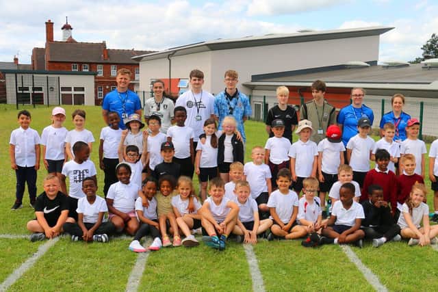 A great afternoon ending a great year of PE partnership between West Notts and King Edward Primary S