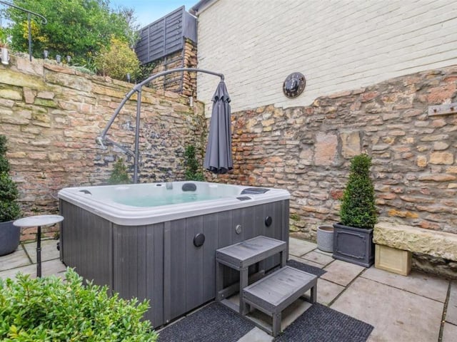 Time to have a look outside now, and the main garden, which is enclosed on all sides by original stone walls.