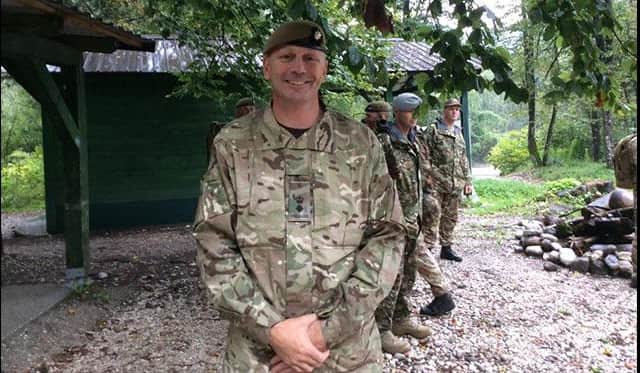 Lt Col Keith Spiers, OBE, leader of the Army's community engagement team who, it is hoped, will officially open Spectre Coffee in Sutton on Saturday, March 4.