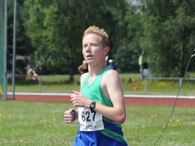 James Mee during the 2010 half marathon.
