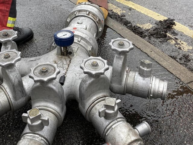 A piece of specialist equipment used by firefighters.