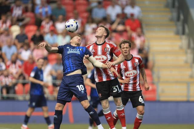 Action during the Sky Bet League 1 match against Exeter City FC at St James Park, 16 Aug 2025   Photo credit : Chris & Jeanette Holloway / The Bigger Picture.media