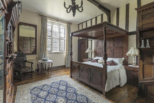 Imagine settling down for the night in this four-poster bed. Stanstead Hall is described as "the perfect example of a Tudor country house in a private setting".