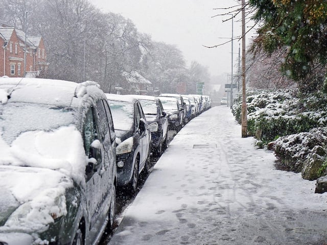 Mansfield in the snow