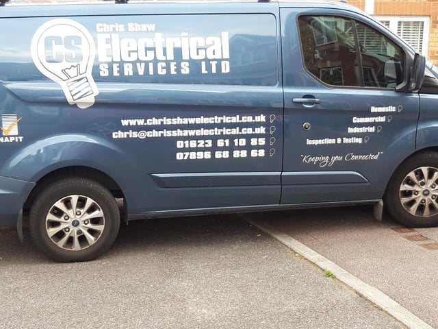 Mansfield's Chris Shaw Electrical Service Ltd has a five-star rating on Google reviews.
