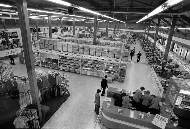 Tesco, Oak Tree Lane 1980.