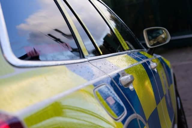 A suspected drug dealer was chased down by plain-clothed police officers and arrested