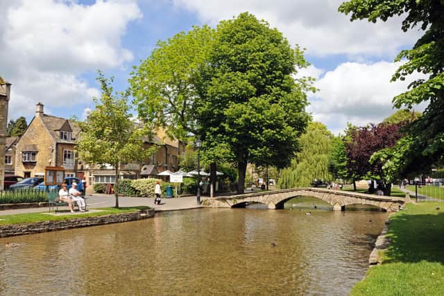 Villages like Bourton-on-the-Water draw tourists in their hordes