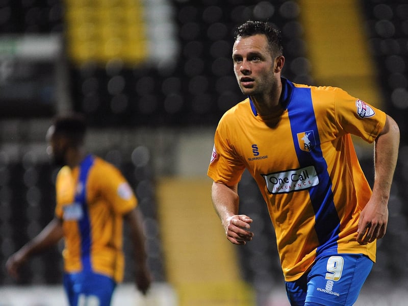 Chris Beardsley in the club's 2014/15 kit during a match against York.