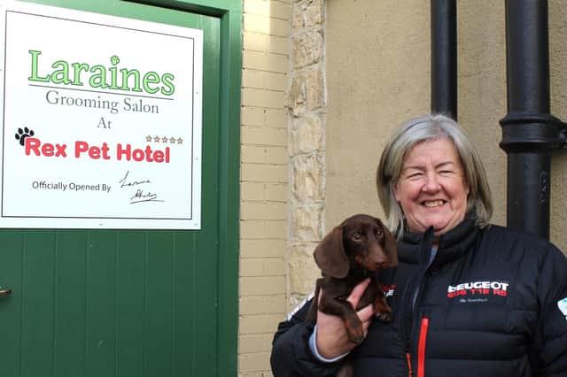 Rex Pet Hotel was highly recommended by readers for its pet services, with dog grooming being a popular one. Pictured is owner Louise Wetton. To enquire about services, you can call 01623 846136. Located at Shireoaks Hill Farm, Creswell Road.