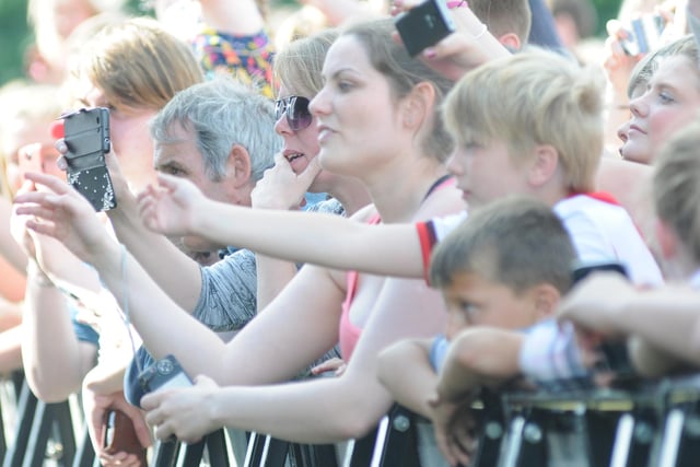 A close-up on the crowd for the South Tyneside Summer Festival Sunday Concert in 2015. Are you pictured?