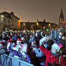 The crowds get ready for the big switch on