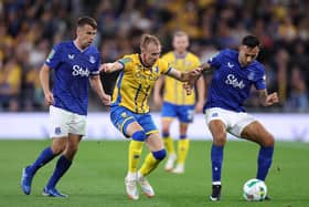 Max Dickov in action for the Stags.