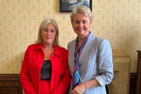 Michelle Welsh MP with Health Secretary Yvette Cooper. Photo: Submitted