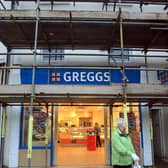 Greggs is closing all its shops in the UK.  (Photo by Christopher Furlong/Getty Images)