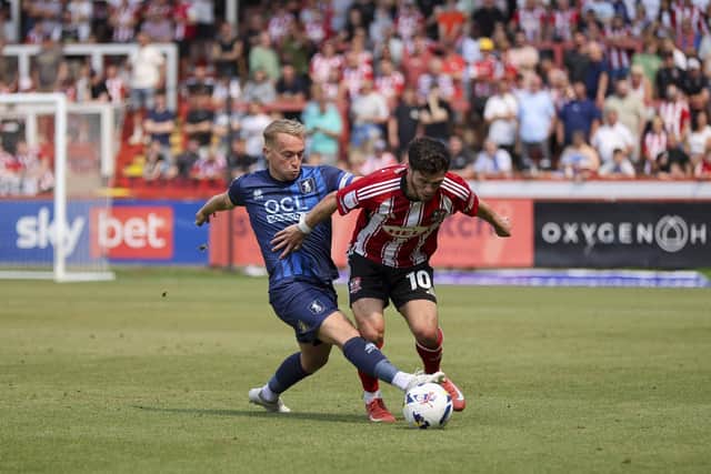Action during the Sky Bet League 1 match against Exeter City FC at St James Park, 16 Aug 2025   Photo credit : Chris & Jeanette Holloway / The Bigger Picture.media