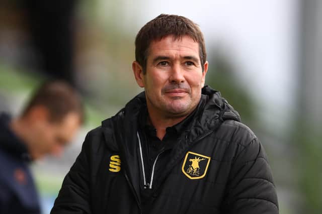 Nigel Clough is hapoy with life at Mansfield Town. (Photo by Michael Steele/Getty Images)