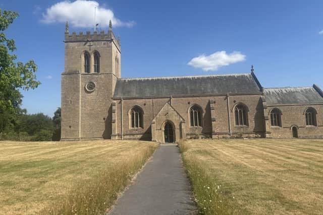 The Grade I listed St Mary's Church contains the remains of Cuckney Castle, which was a motte and bailey fortress founded by Thomas de Cuckney.