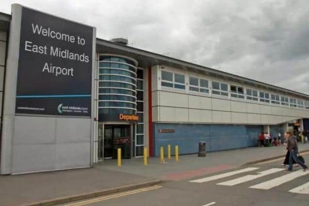 There are a few flights delayed at East Midlands Airport today