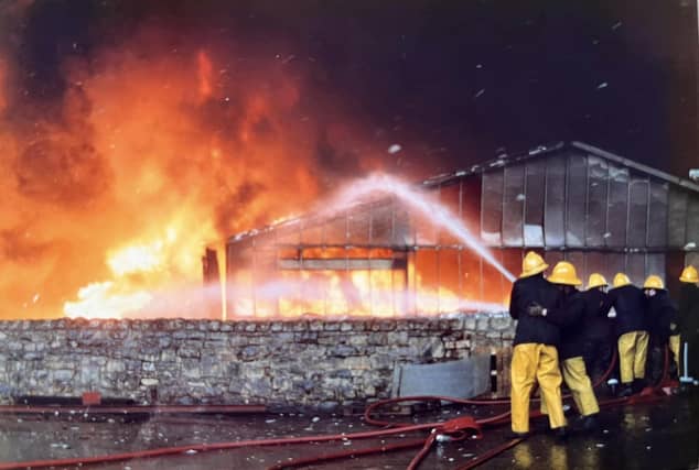 Paul Horton, of Mansfield Museum, has shared these heroic photos from the day. The fire broke out on May 6, 1991.