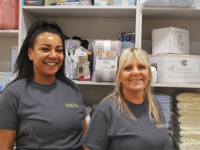 Store manager Shanice Halfpenny, left, and operations manager Mo Collier.