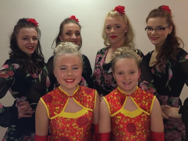 Cast members in their costumes backstage during MHTT's production of Aladdin back in 2015.