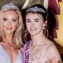 The recently crowned Miss Lincolnshire Mary Anna Jennings and Miss Yorkshire Chloe McEwan attached  (pictures - Tim Fox Photography)
