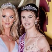 The recently crowned Miss Lincolnshire Mary Anna Jennings and Miss Yorkshire Chloe McEwan attached  (pictures - Tim Fox Photography)