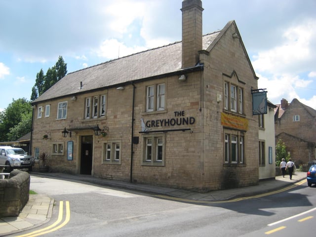 Greyhound Inn, on High Street, Mansfield Woodhouse.