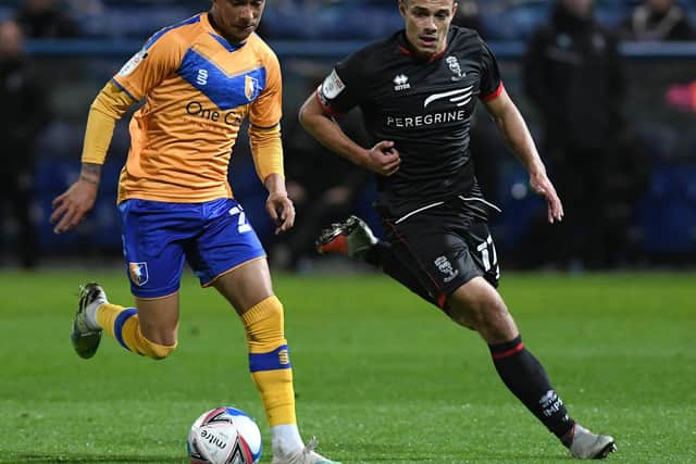 Tyrese Sinclair and Jason Law are two players expected to get more game time as Nigel Clough plots for next season. PIc by Andrew Roe.