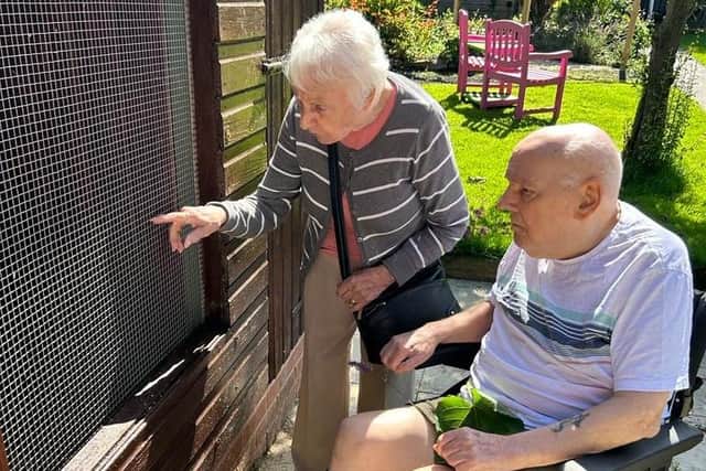 Ann and Tom White enjoying a special day out together.