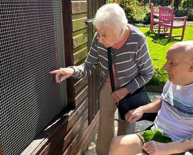 Ann and Tom White enjoying a special day out together.