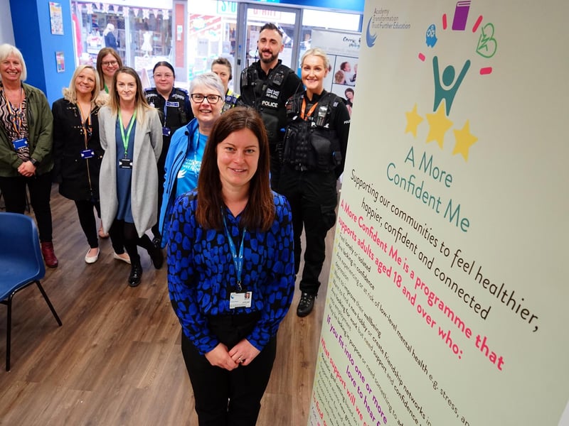 ATTFE College social project launch in Sutton. The project is called - A More Confident Me.
